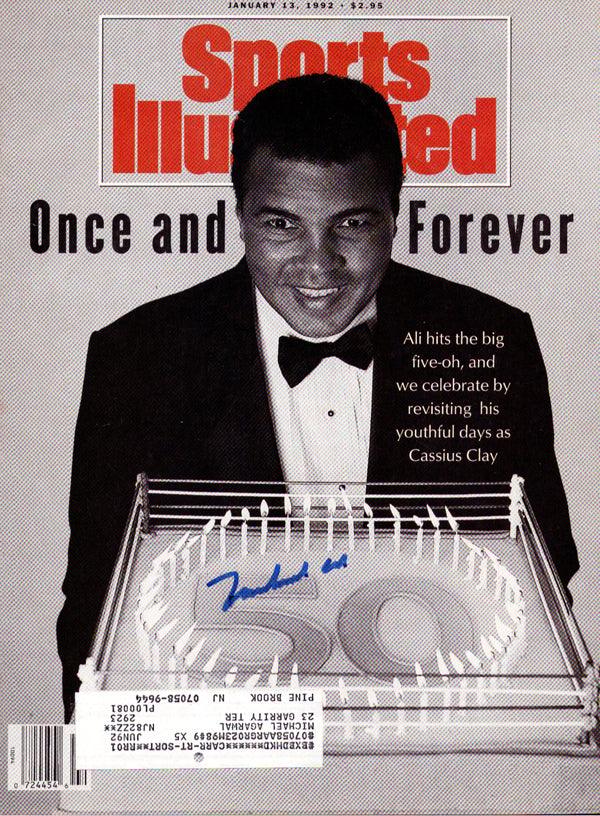 Muhammad Ali Autographed Sports Illustrated Magazine Cover Vintage PSA/DNA #I04442 - RSA