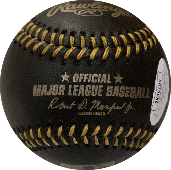 Fernando Tatis Jr Autographed Black Official Major League Baseball (JSA) - RSA