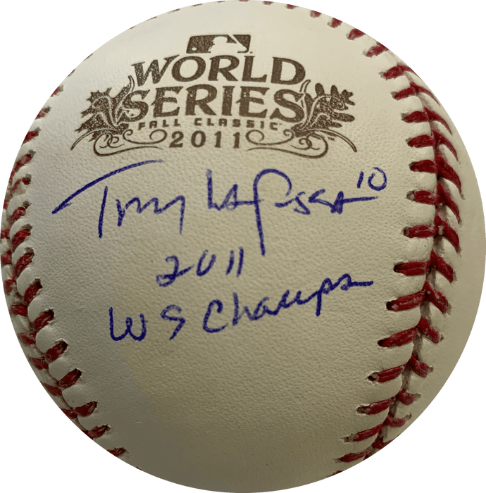 Tony LaRussa Autographed Rawling 2011 Cardinals World Series Official Major League Hall of Fame Baseball (JSA) w/ Rare Inscription! - RSA