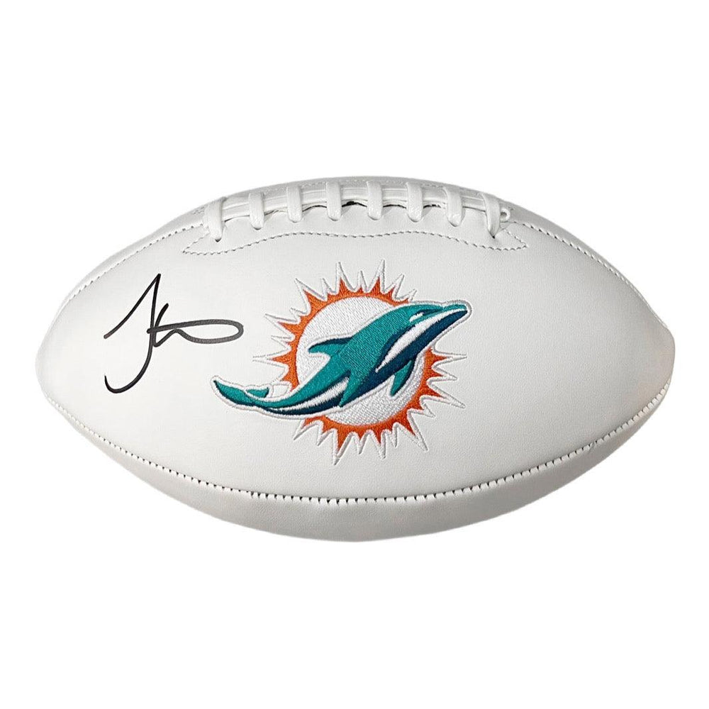 Tyreek Hill Signed Miami Dolphins Official NFL Team Logo Football (Beckett) - RSA
