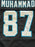 Muhsin Muhammad Signed Carolina Black Football Jersey (Beckett) - RSA