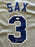 Steve Sax Signed 82 NL ROY Inscription Los Angeles Grey Baseball Jersey (JSA) - RSA