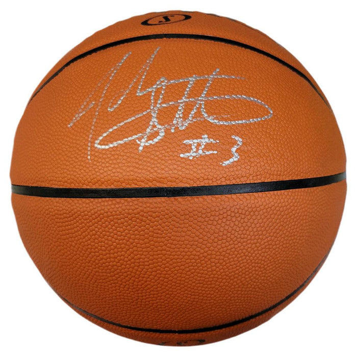 John Starks Signed Spalding NBA Game Ball Series Basketball (JSA) - RSA