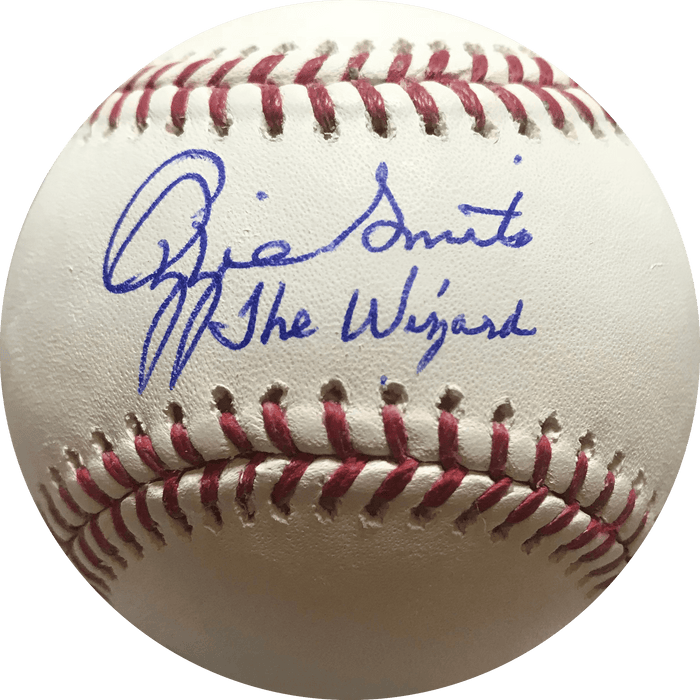 Ozzie Smith St. Louis Cardinals Autographed Official Major League Baseball (JSA) "The Wizard" Inscription Included - RSA