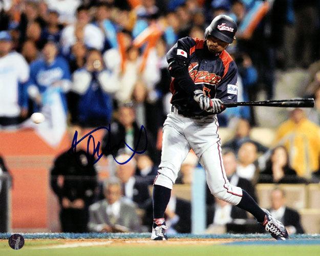 Ichiro Suzuki Autographed 8x10 Photo WBC Japan IS Holo Stock #60564 - RSA