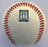 aj burnett signed 2009 citifield logo baseball jsa kk95106 top view