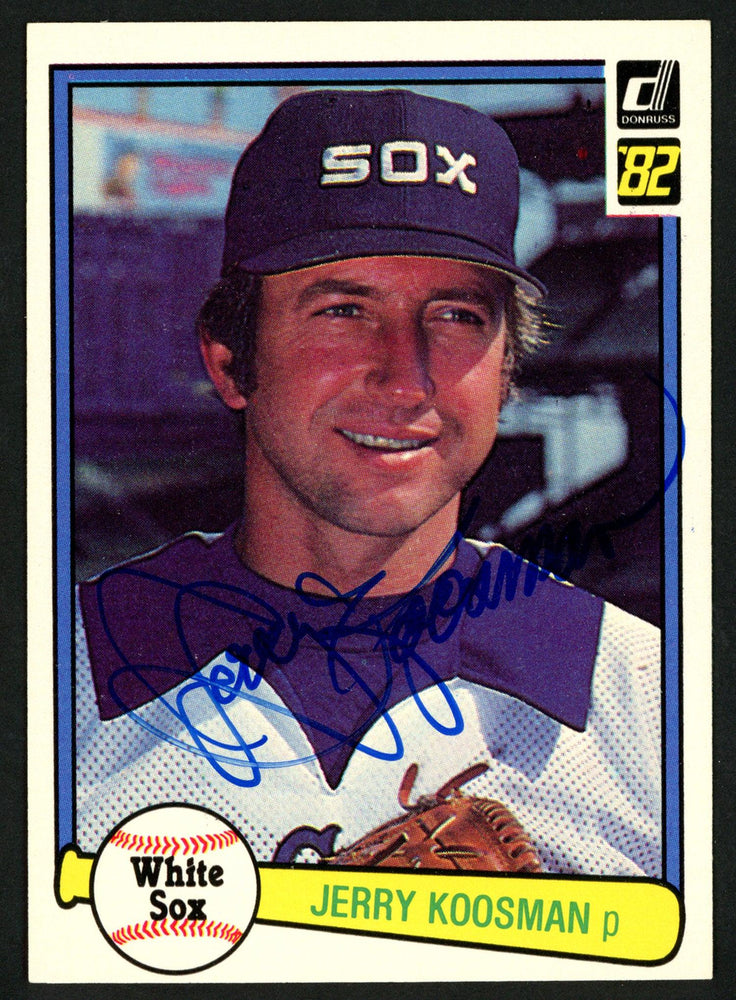 Jerry Koosman Autographed 1982 Donruss Card #603 Chicago White Sox SKU #149992 - RSA