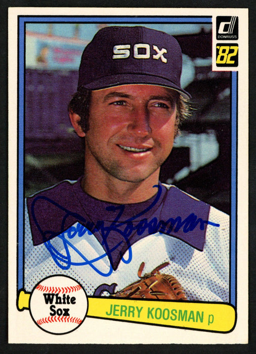Jerry Koosman Autographed 1982 Donruss Card #603 Chicago White Sox SKU #149990 - RSA