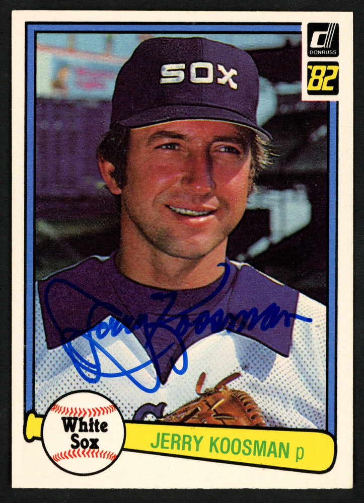 Jerry Koosman Autographed 1982 Donruss Card #603 Chicago White Sox SKU #149990 - RSA