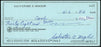 Sal Maglie Autographed 3x6 Check Brooklyn Dodgers, New York Yankees SKU #147868 - RSA
