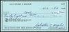 Sal Maglie Autographed 3x6 Check Brooklyn Dodgers, New York Yankees SKU #147868 - RSA
