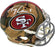 Trey Lance Autographed San Francisco 49ers Camo Speed Mini Helmet Beckett BAS QR Stock #194737 - RSA