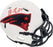 Rodney Harrison Autographed New England Patriots Lunar Eclipse White Speed Mini Helmet Beckett BAS QR Stock #193941 - RSA