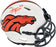 Steve Atwater Autographed Denver Broncos Lunar Eclipse White Speed Mini Helmet Beckett BAS QR Stock #192620 - RSA