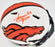 Steve Atwater Autographed Denver Broncos Lunar Eclipse White Speed Mini Helmet Beckett BAS QR Stock #192620 - RSA