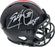 Eddie George Autographed Ohio State Buckeyes Eclipse Black Speed Mini Helmet "Heisman 95" Beckett BAS Stock #192190 - RSA