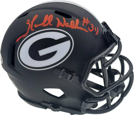 Herschel Walker Autographed Georgia Bulldogs Eclipse Black Speed Mini Helmet Beckett BAS Stock #185877 - RSA