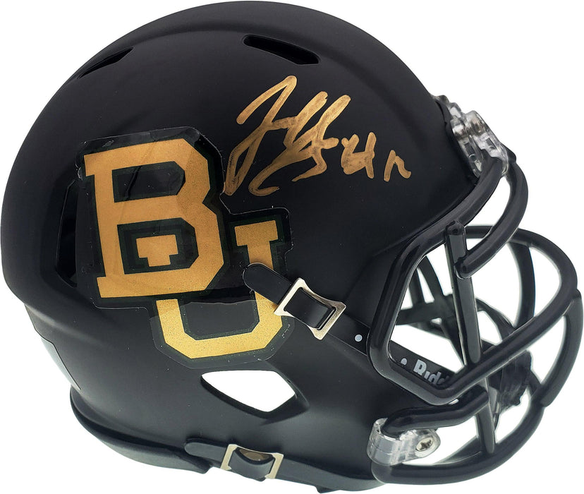 Josh Gordon Autographed Baylor Bears Matte Black Speed Mini Helmet Bec — RSA