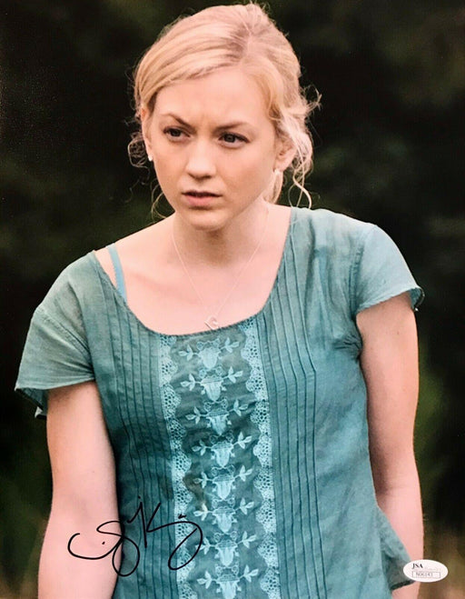 emily kinney signed 11x14 as beth greene from the walking dead jsa n06143 certificate of authenticity