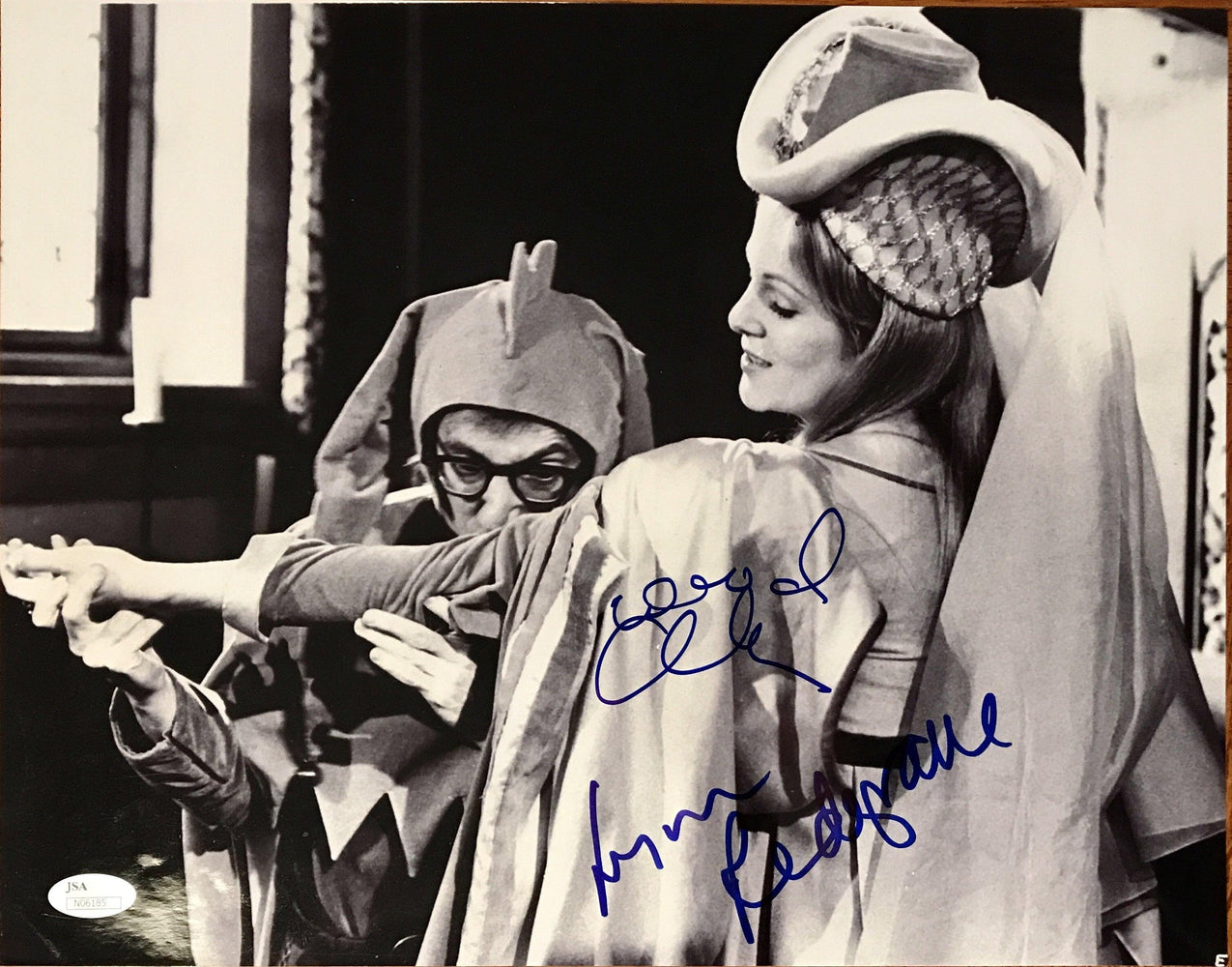 woody allenlynn redgrave signed 11x14 from everything about sex jsa n06185 certificate of authenticity