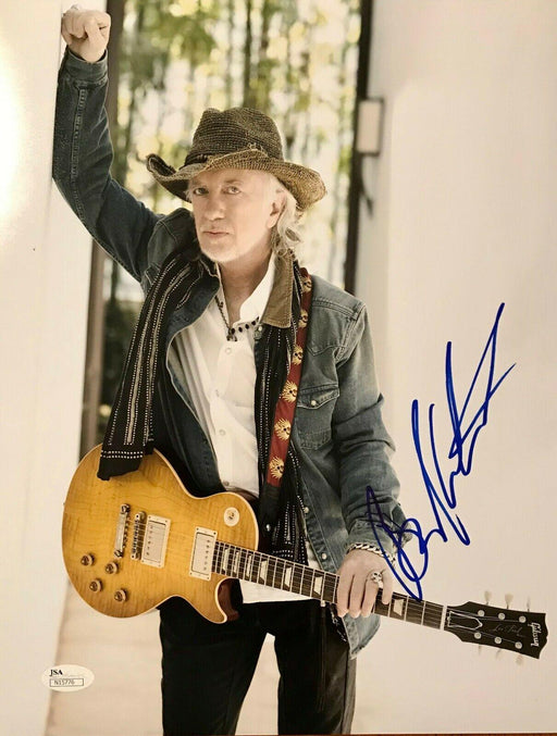 brad whitford signed 11x14 from aerosmith jsa n15776 certificate of authenticity