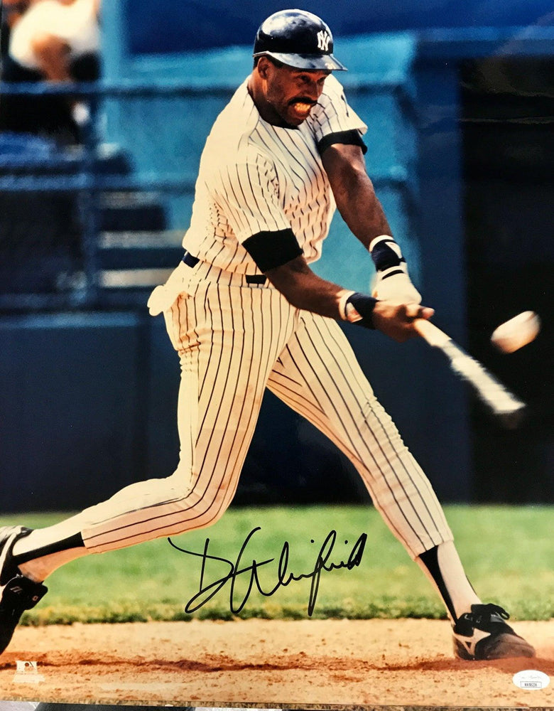 dave winfield signed 16x20 jsa nn58236 certificate of authenticity