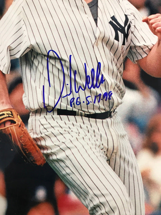 david wells signed and inscribed pg 5 17 98 16x20 jsa nn58238 top view