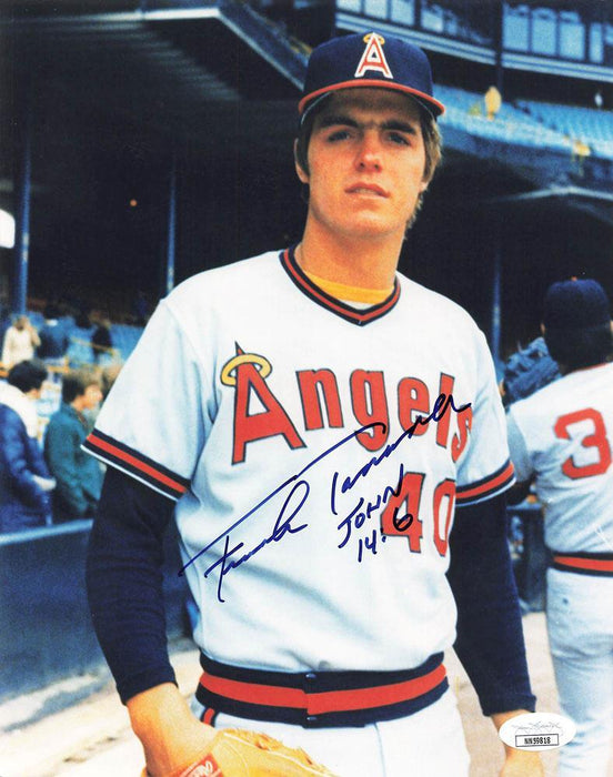 frank tanana signed and inscribed john 14:6 8x10 california angels jsa nn59818 certificate of authenticity