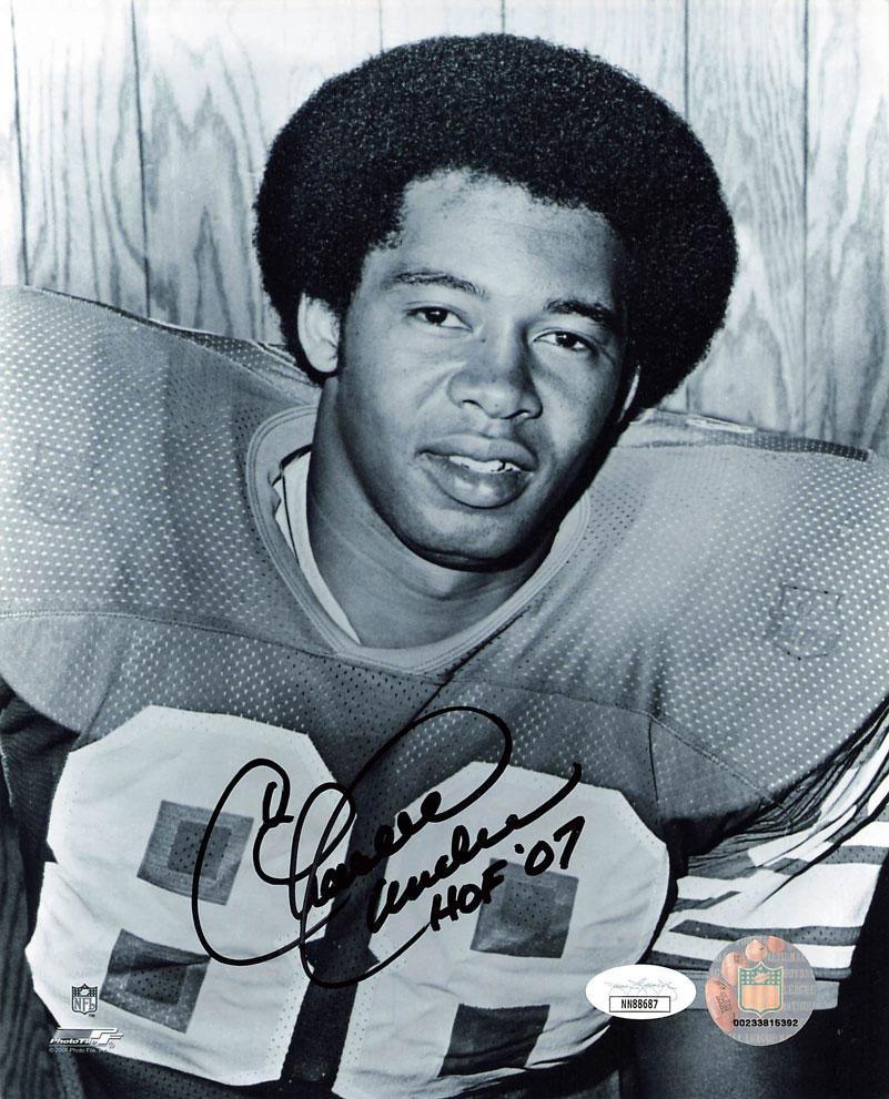 charlie sanders signed 8x10 detroit lions photo jsa nn88687 certificate of authenticity