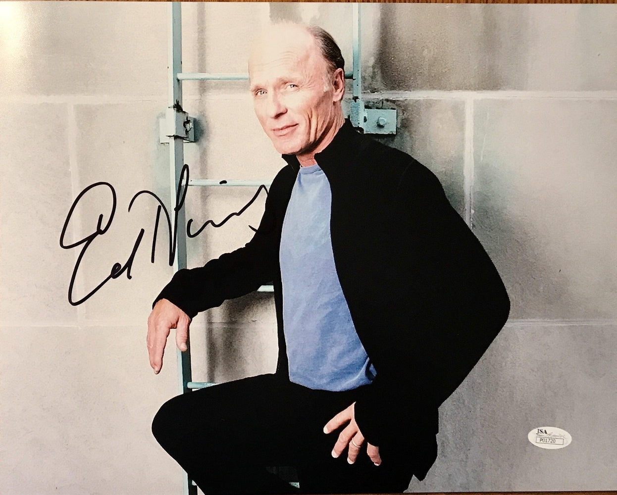 ed harris signed 11x14 as the man in black from westworld jsa p01720 certificate of authenticity