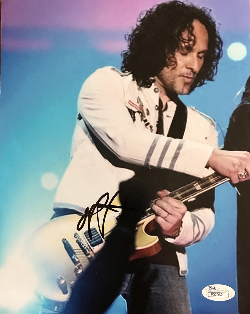 vivian campbell signed 8x10 from def leopard jsa p02062 certificate of authenticity