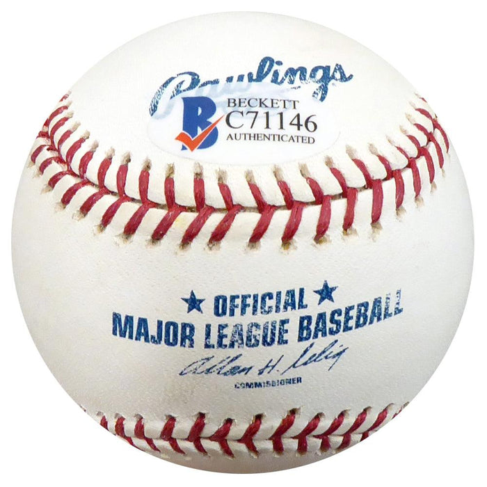 Robinson Cano Autographed Official MLB Baseball Seattle Mariners, New York Yankees Beckett BAS #C71146 - RSA