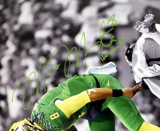 Marcus Mariota Autographed 16x20 Photo Oregon Ducks "Heisman 14" MM Holo #18084 - RSA