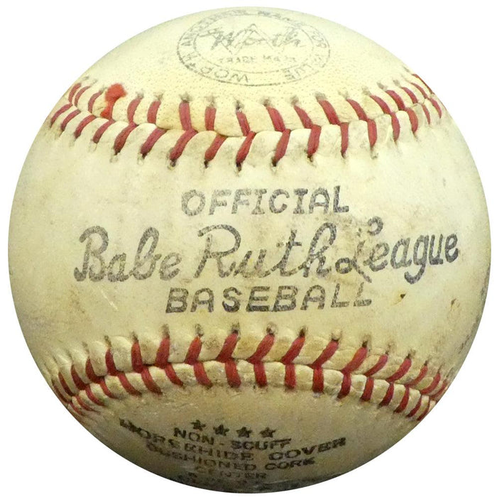 Mickey Mantle Autographed Official Babe Ruth League Baseball New York Yankees "Best Wishes" PSA/DNA #I88287 - RSA