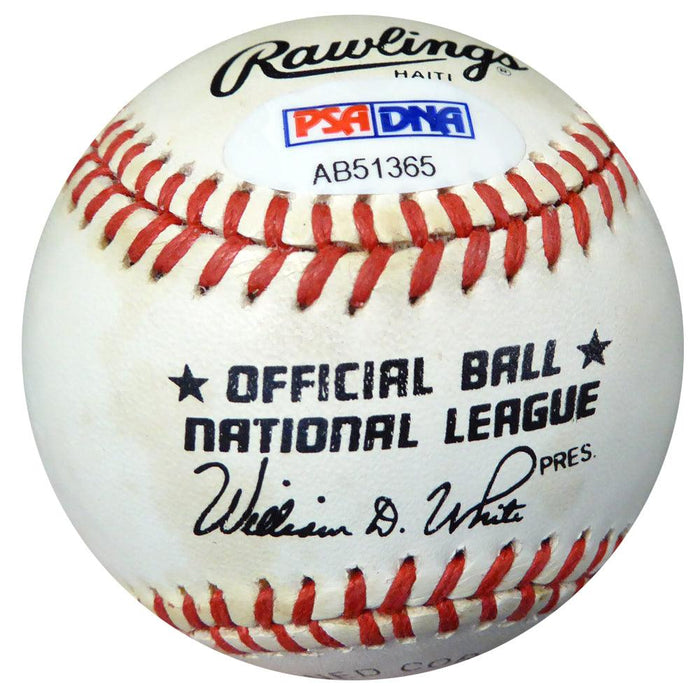Sandy Amoros Autographed Official NL Baseball Dodgers PSA/DNA #AB51365 - RSA