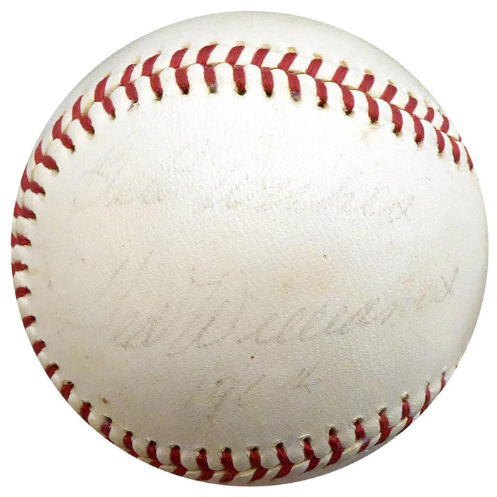 Ted Williams Autographed Official AL Cronin Baseball Boston Red Sox "Best Wishes" Vintage Signed In 1964 Beckett BAS #A89085 - RSA