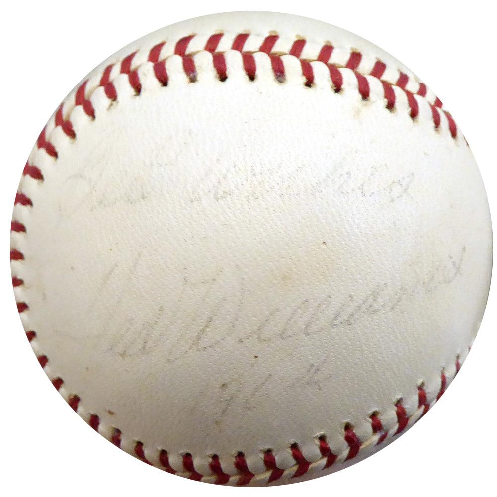 Ted Williams Autographed Official AL Cronin Baseball Boston Red Sox "Best Wishes" Vintage Signed In 1964 Beckett BAS #A89085 - RSA