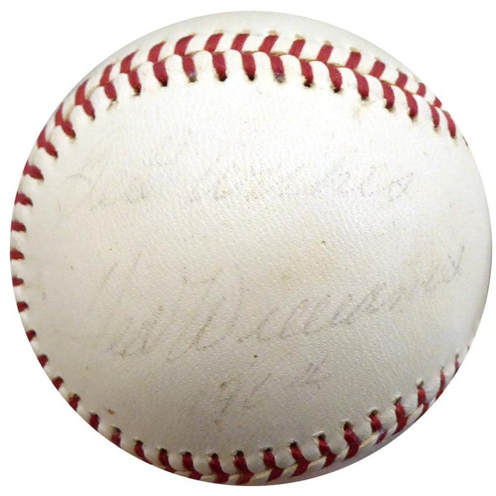 Ted Williams Autographed Official AL Cronin Baseball Boston Red Sox B — RSA