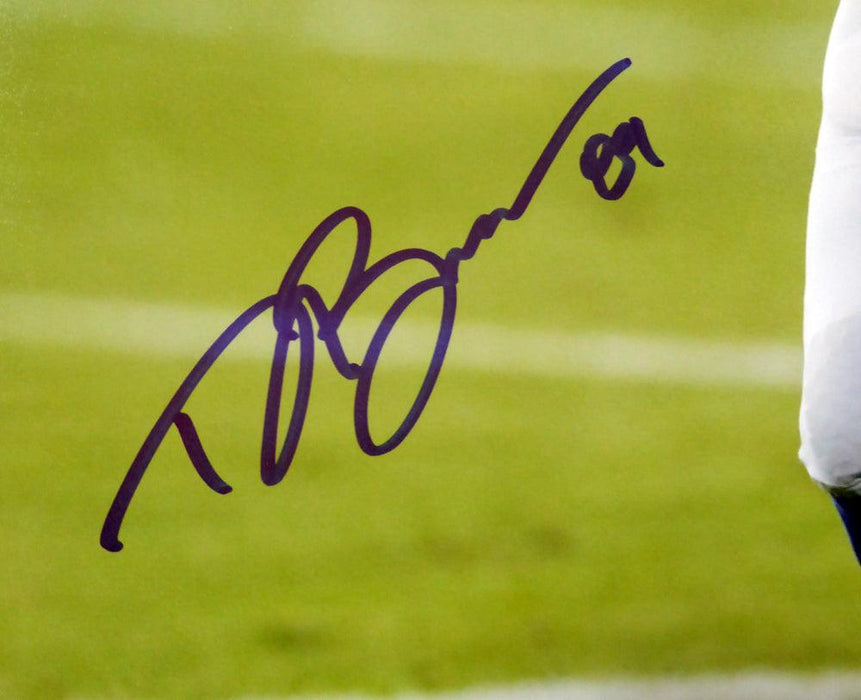 Doug Baldwin Autographed 16x20 Photo Seattle Seahawks In Blue MCS Holo Stock #104874 - RSA