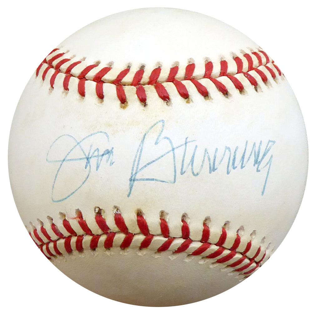 Jim Bunning Autographed Official NL Baseball Philadelphia Phillies Beckett BAS #D20371 - RSA