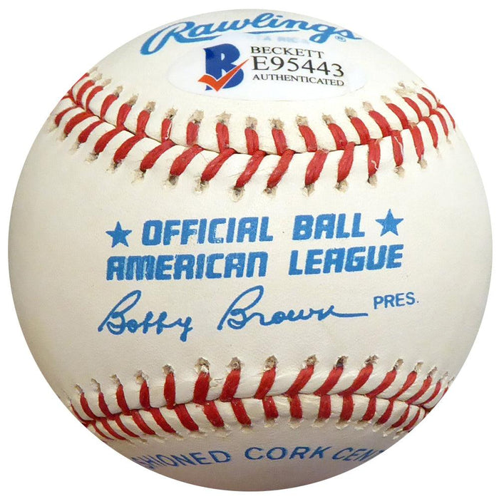 Bob Boyd Autographed Official AL Baseball Baltimore Orioles, Chicago White Sox Beckett BAS #E95443 - RSA
