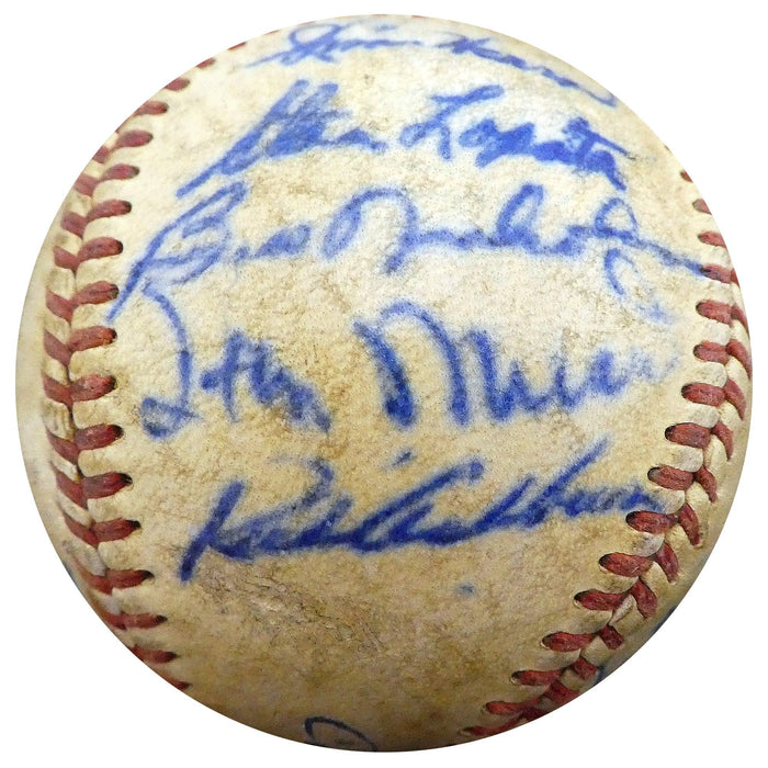 1950 Spring Training Autographed Official Baseball With 20 Total Signatures Including Stan Musial & Enos Slaughter Beckett BAS #A52632 - RSA