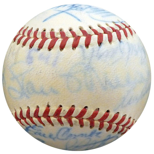 1950 Spring Training Autographed Official NL Baseball With 22 Total Signatures Including Stan Musial & Casey Stengel Beckett BAS #A52623 - RSA