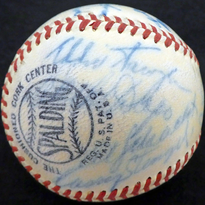 1950 Spring Training Autographed Official NL Baseball With 22 Total Signatures Including Stan Musial & Casey Stengel Beckett BAS #A52623 - RSA