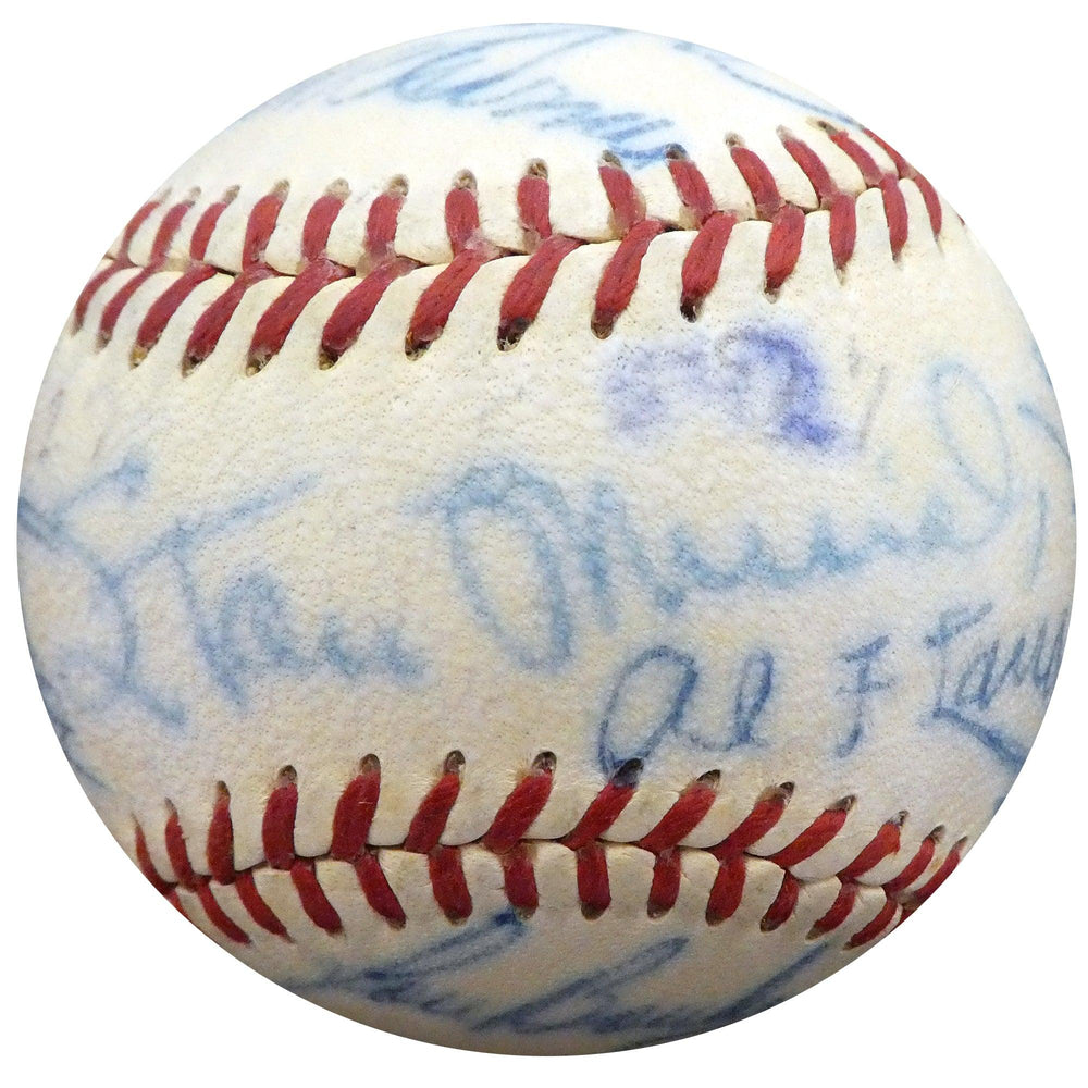 1950 Spring Training Autographed Official NL Baseball With 21 Total Signatures Including Stan Musial Beckett BAS #A52628 - RSA