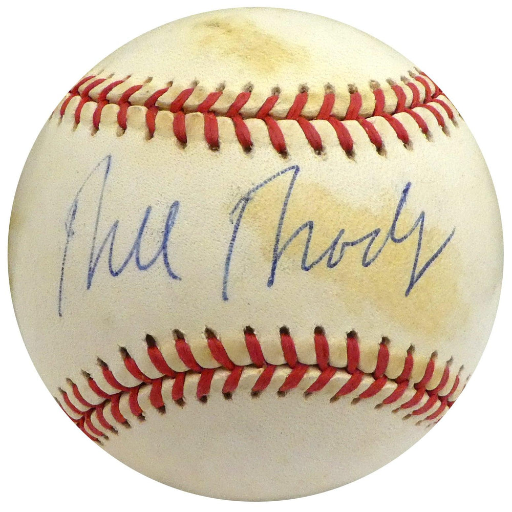 Bill Bradley Autographed Official AL Baseball US Senator, New York Knicks Beckett BAS #S75056 - RSA