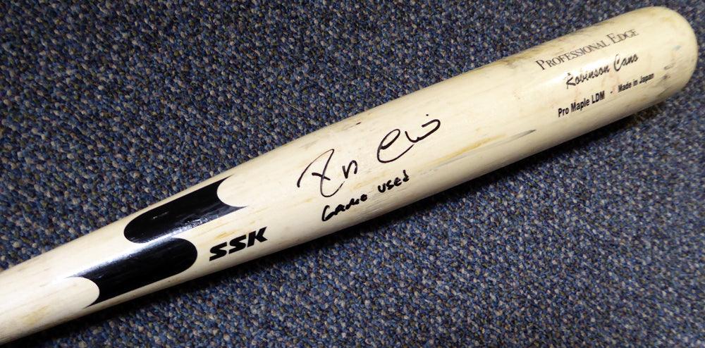 Robinson Cano Autographed New York Yankees Game Used SSK Uncracked Bat With Signed Certificate "Game Used" PSA/DNA #7A96448 - RSA