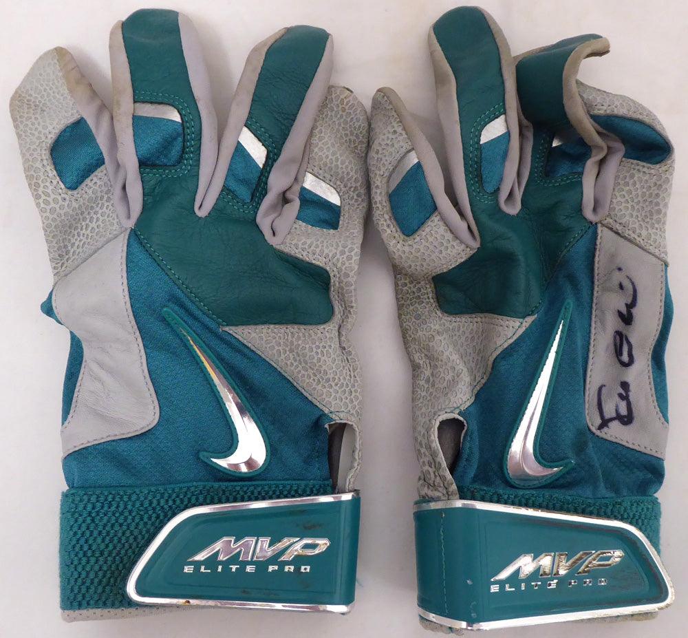Robinson Cano Autographed Seattle Mariners Game Used Nike Batting Gloves With Signed Certificate SKU #138702 - RSA