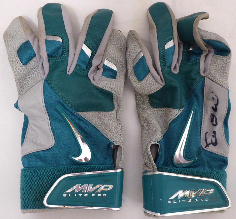 Robinson Cano Autographed Seattle Mariners Game Used Nike Batting Gloves With Signed Certificate SKU #138702 - RSA