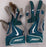 Robinson Cano Autographed Seattle Mariners Game Used Nike Batting Gloves With Signed Certificate SKU #138703 - RSA
